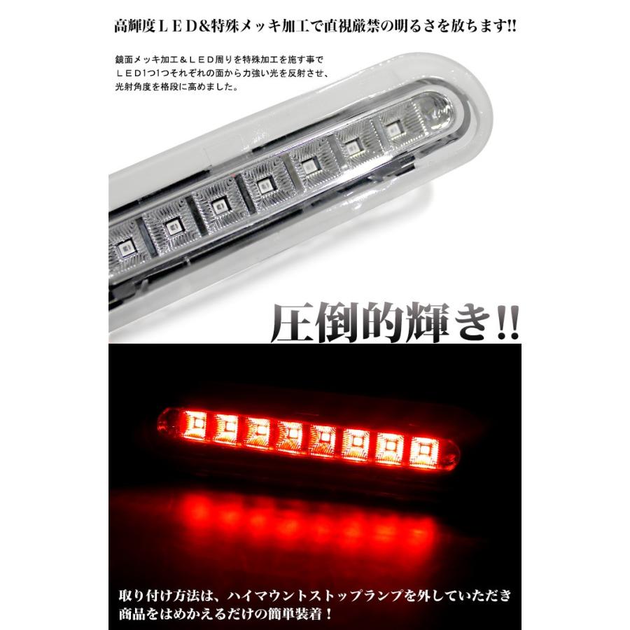 スズキ 汎用 LEDハイマウントストップランプ ジムニー JB64W / シエラ JB74W エブリイワゴン DA17W エブリイバン da17v｜fujicorporation2013｜02