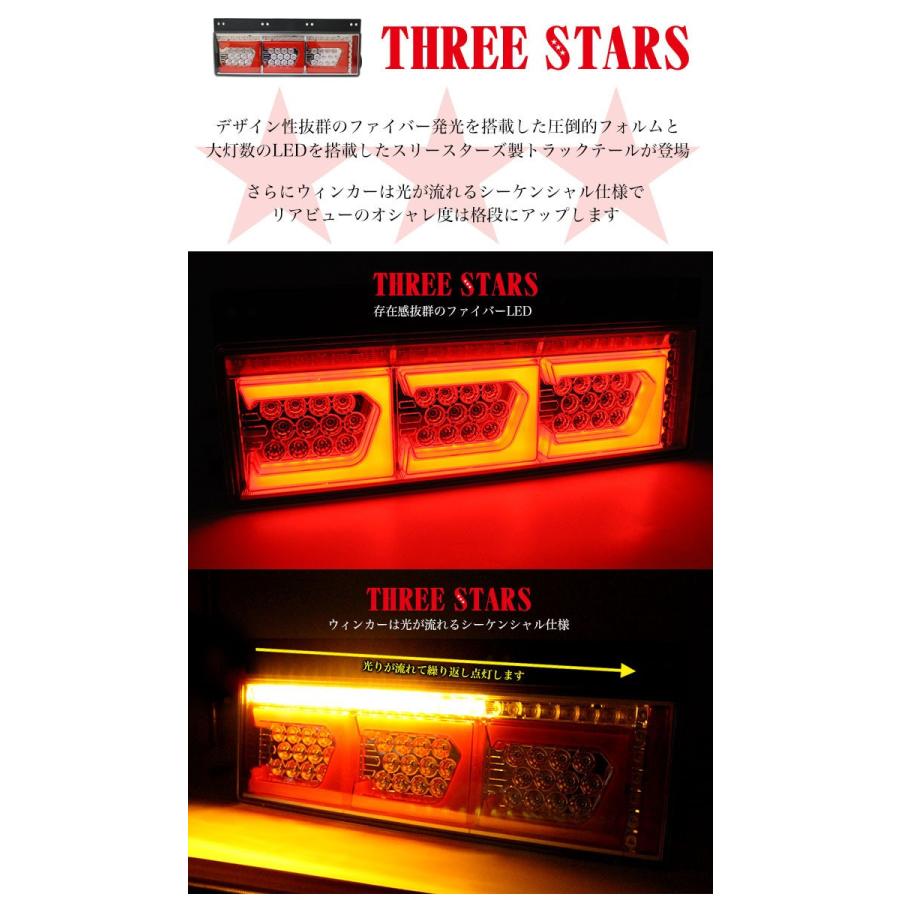 クオン 日産UD ファイバー LED トラックテール シーケンシャル 左右