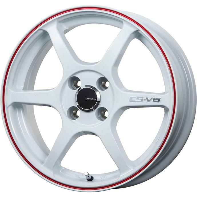 LEHRMEISTER レアマイスター CS-V6(ホワイト/レッドライン) ホイール 