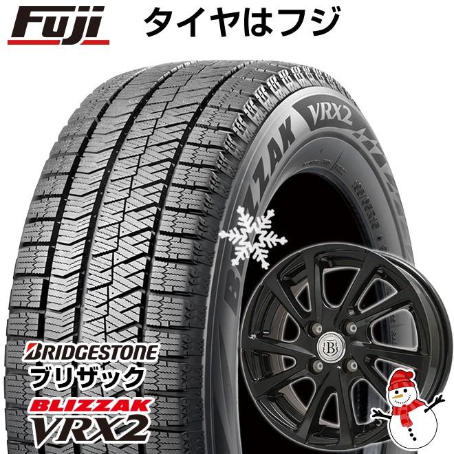 【新品 軽自動車】 エブリイワゴン スタッドレスタイヤ ホイール4本セット 155/70R13 ブリヂストン ブリザック VRX2 ブランドル E04B 13インチ｜fujicorporation