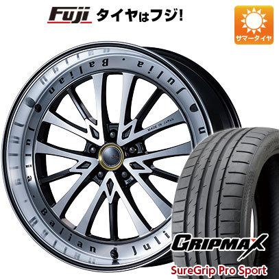 【新品国産5穴114.3車】 夏タイヤ ホイール4本セット 245/40R21 シュアグリップ PRO SPORTS BSW（限定） エムズスピード ジュリア バリアン 21インチ｜fujicorporation