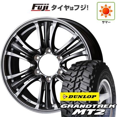 【新品国産6穴139.7車】 夏タイヤ ホイール4本セット 235/85R16 ダンロップ グラントレック MT2 トピー バザルト-X タイプ2 16インチ｜fujicorporation