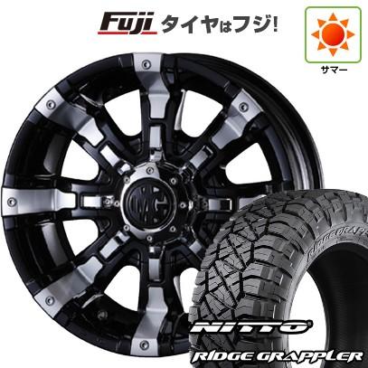 【新品国産6穴139.7車】 夏タイヤ ホイール4本セット 265/75R16 ニットー リッジグラップラー クリムソン マーテルギア(MG) ビースト 16インチ｜fujicorporation