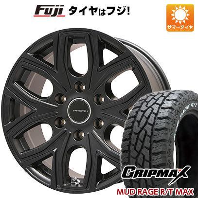 【新品国産6穴139.7車】 夏タイヤ ホイール4本セット 275/70R17 グリップマックス マッドレイジR/T MAX RWL(限定) ブランドル P03B 17インチ｜fujicorporation