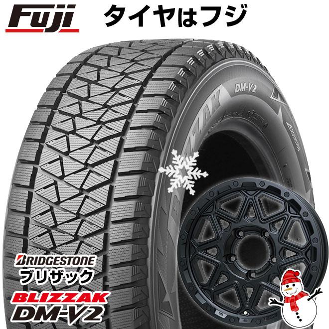 【新品】ジムニーシエラ用 スタッドレスタイヤ ホイール4本セット 195/80R15 ブリヂストン ブリザック DM-V2 DMV2 レアマイスター LMG モンタグナ 15インチ｜fujicorporation