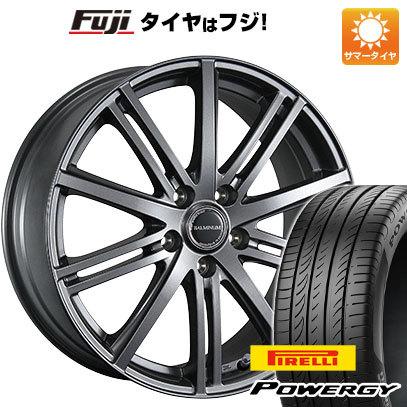 【新品国産5穴114.3車】 夏タイヤ ホイール4本セット 215/55R17 ピレリ パワジー ブリヂストン バルミナ BR10 17インチ｜fujicorporation