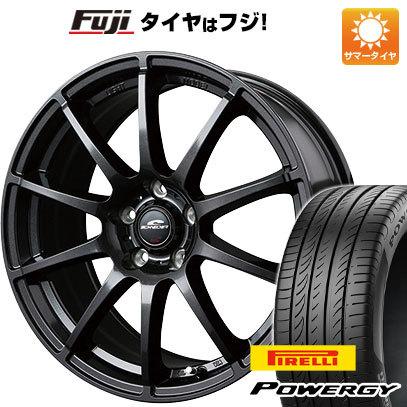 【新品国産5穴114.3車】 夏タイヤ ホイール4本セット 215/55R17 ピレリ パワジー MID シュナイダー スタッグ 17インチ｜fujicorporation