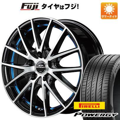 【新品国産5穴114.3車】 夏タイヤ ホイール4本セット 215/55R17 ピレリ パワジー MID シュナイダー RX27 17インチ｜fujicorporation