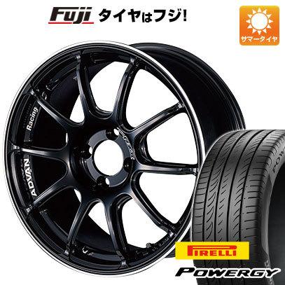 【新品国産4穴100車】 夏タイヤ ホイール4本セット 195/55R16 ピレリ パワジー ヨコハマ アドバンレーシング RZII 16インチ｜fujicorporation