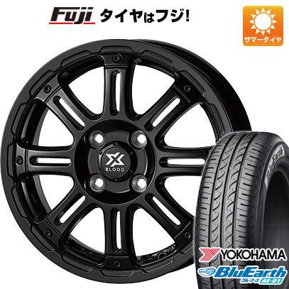 【新品 軽自動車】N-BOX タント ワゴンR 夏タイヤ ホイール4本セット 165/55R15 ヨコハマ ブルーアース AE-01 コスミック クロスブラッド XB-01 15インチ｜fujicorporation