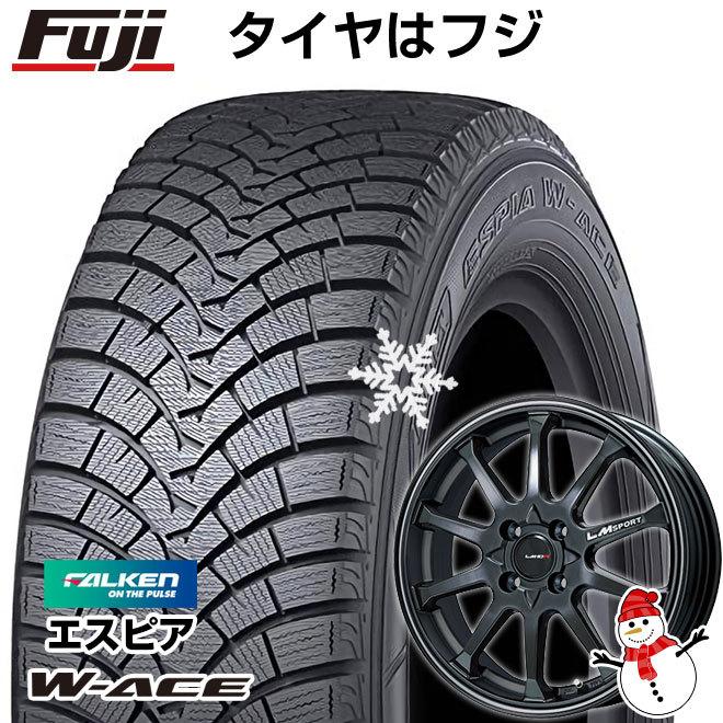 スタッドレスタイヤ ファルケン 4 5j ホイールセット W Ace Falken ファルケン エスピア W Ace 165 70r14 14インチ Lmスポーツlm 10r ブラック ラインポリッシュ 4 5j 4 50 14 フジコーポレーション 通販