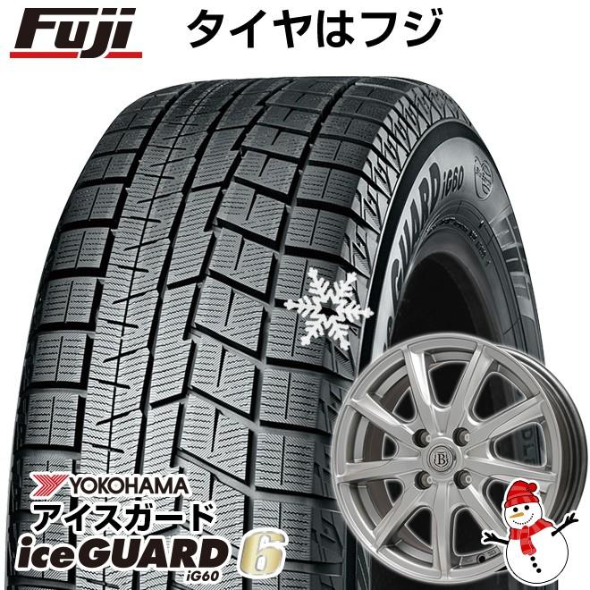 【新品 軽自動車】 N-BOX タント ワゴンR スタッドレスタイヤ ホイール4本セット 155/65R14 ヨコハマ アイスガード シックスIG60 ブランドル E05 14インチ｜fujicorporation