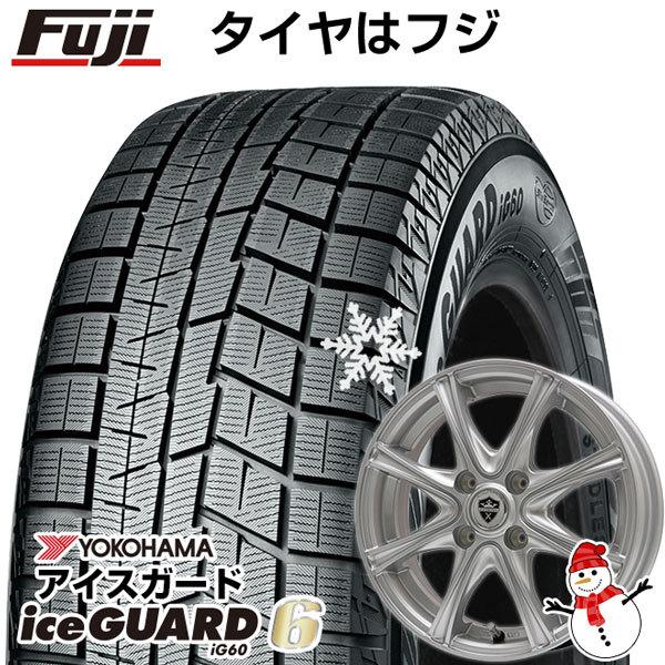 【新品国産4穴100車】 スタッドレスタイヤ ホイール4本セット 185/65R15 ヨコハマ アイスガード シックスIG60 ブランドル ER16 15インチ｜fujicorporation