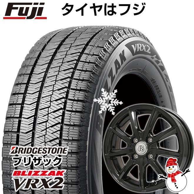 【新品国産5穴114.3車】 スタッドレスタイヤ ホイール4本セット 205/65R15 ブリヂストン ブリザック VRX2 ブランドル E05B 15インチ｜fujicorporation