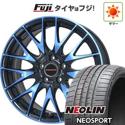 【新品国産5穴114.3車】 夏タイヤ ホイール4本セット 225/40R19 ネオリン ネオスポーツ(限定) ビッグウエイ LEYSEEN プラバ9M 19インチ｜fujicorporation