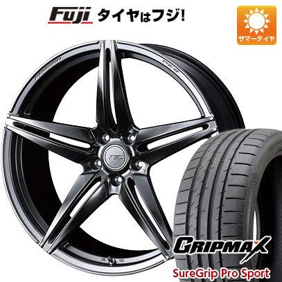 グリップマックス - 【新品国産車用 5穴114.3車】 夏タイア 車輪4本仕かける 225/35R19 シュアグリップ PRO SPORTS BSW（押さえる） ウェッズ F-ZERO FZ-3 19in
