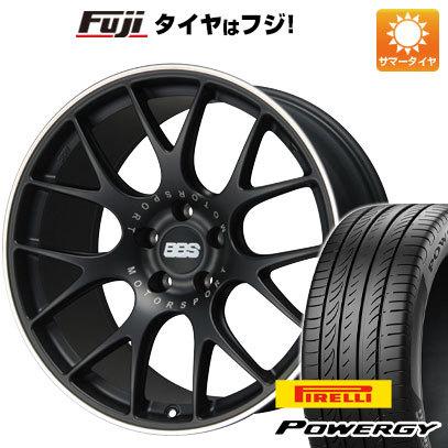 【新品国産車用 5穴114.3車】 夏タイヤ ホイール4本セット 225/45R19 ピレリ パワジー BBS GERMANY CH-R サテンブラック 19インチ
