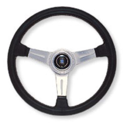 NARDI ナルディ ステアリング CLASSIC ブラックレザー/ポリッシュスポーク（36φ） N132 送料無料(一部地域除く)｜fujicorporation