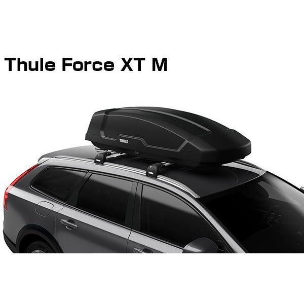 ※個人宅配送不可 THULE スーリー ルーフボックス フォースXT Mブラックエアロスキン TH6352 送料無料(一部地域除く)｜fujicorporation