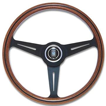 NARDI ナルディ ステアリング CLASSIC WOOD（ウッド） ウッド/ブラックスポーク（36φ） N122 送料無料(一部地域除く) タイヤはフジ｜fujicorporation