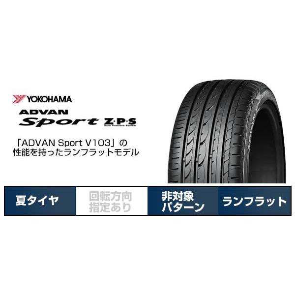 YOKOHAMA ヨコハマ アドバン スポーツV103S ZPS 245/45R17 95Y タイヤ単品1本価格｜fujicorporation｜02