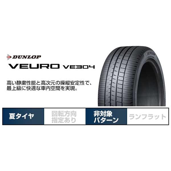 DUNLOP ダンロップ ビューロ VE304 215/50R17 91V タイヤ単品1本価格｜fujicorporation｜02