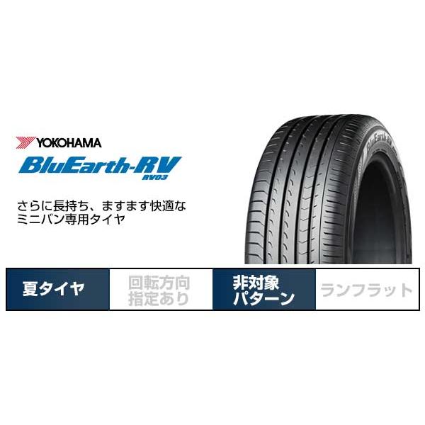 YOKOHAMA ヨコハマ ブルーアース RV-03 205/55R16 91W タイヤ単品1本価格｜fujicorporation｜02