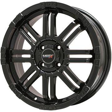 【新品 軽自動車】夏タイヤ ホイール4本セット 165/40R16 ヨコハマ DNA Sドライブ ビッグウエイ B-MUD X(グロスブラック) 16インチ｜fujidesignfurniture