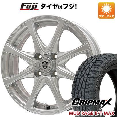 【新品 軽自動車】ハスラー 夏タイヤ ホイール4本セット 165/65R14 グリップマックス マッドレイジR/T MAX RBL(限定) ブランドル KF25 14インチ｜fujidesignfurniture