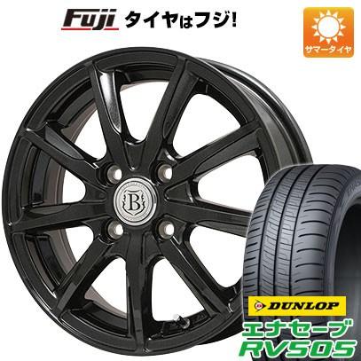 【新品国産4穴100車】 夏タイヤ ホイール4本セット 165/65R14 ダンロップ エナセーブ RV505 ブランドル E05B 14インチ｜fujidesignfurniture