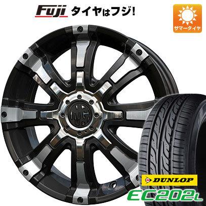 【新品 軽自動車】N-BOX タント ワゴンR 夏タイヤ ホイール4本セット 165/55R15 ダンロップ EC202L クリムソン マーテルギア(MG) ビースト 15インチ｜fujidesignfurniture