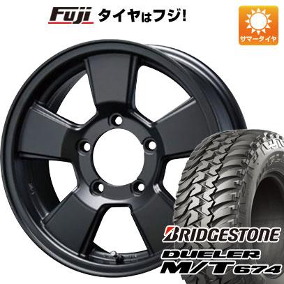ジムニー 夏タイヤ ホイール4本セット 185/85R16 ブリヂストン デューラー M/T674 ブレスト バーンズテック JHストリーム 16インチ