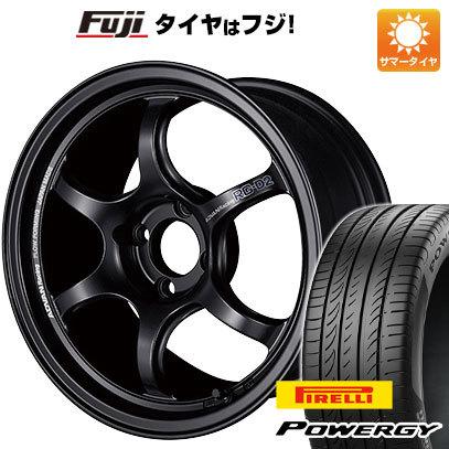 【新品国産4穴100車】 夏タイヤ ホイール4本セット 195/55R16 ピレリ パワジー ヨコハマ アドバンレーシング RG-DII 16インチ｜fujidesignfurniture