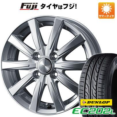 【新品国産4穴100車】 夏タイヤ ホイール4本セット 185/60R15 ダンロップ EC202L ウェッズ ジョーカー スピリッツ 15インチ｜fujidesignfurniture