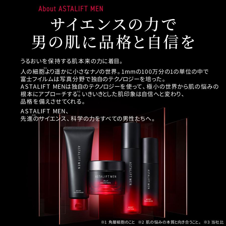 アスタリフト メン プレミアムケア スターターキット ASTALIFT 公式 洗顔料 先行美容液 化粧水 乳液 お試し メンズスキンケア  ASTALIFT MEN 富士フイルム