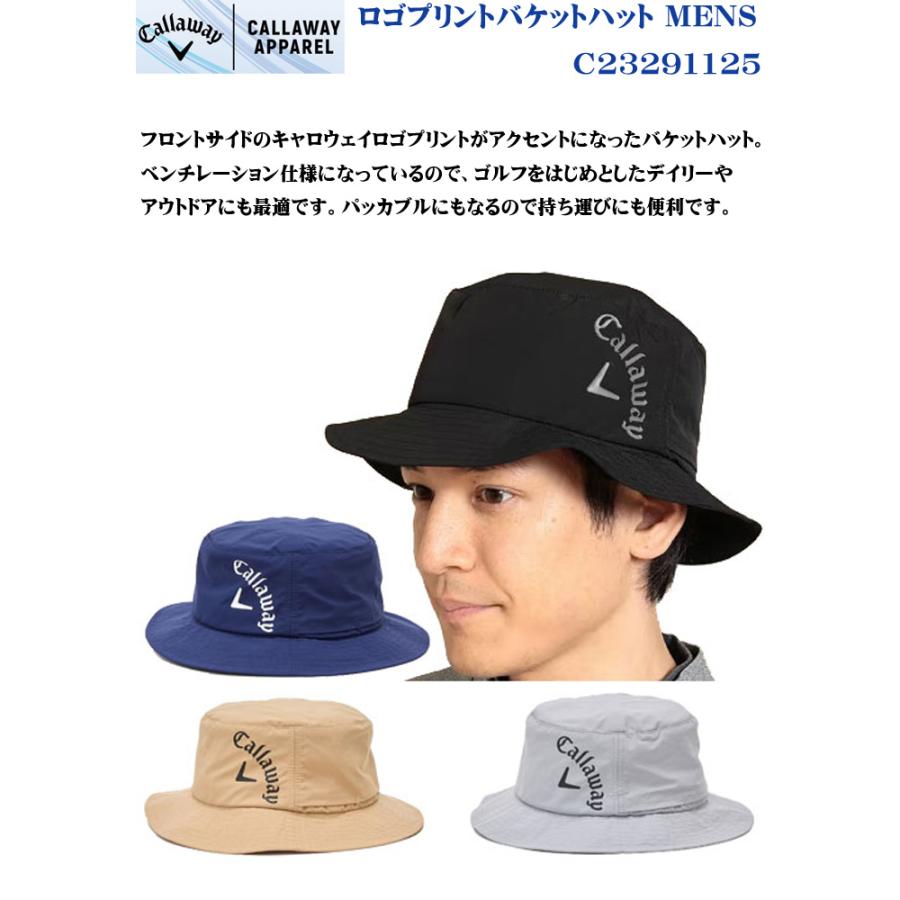 Callaway Apparel キャロウェイ アパレル ロゴプリントバケット Callaway Apparel キャロウェイ アパレル ロゴプリントバケット
