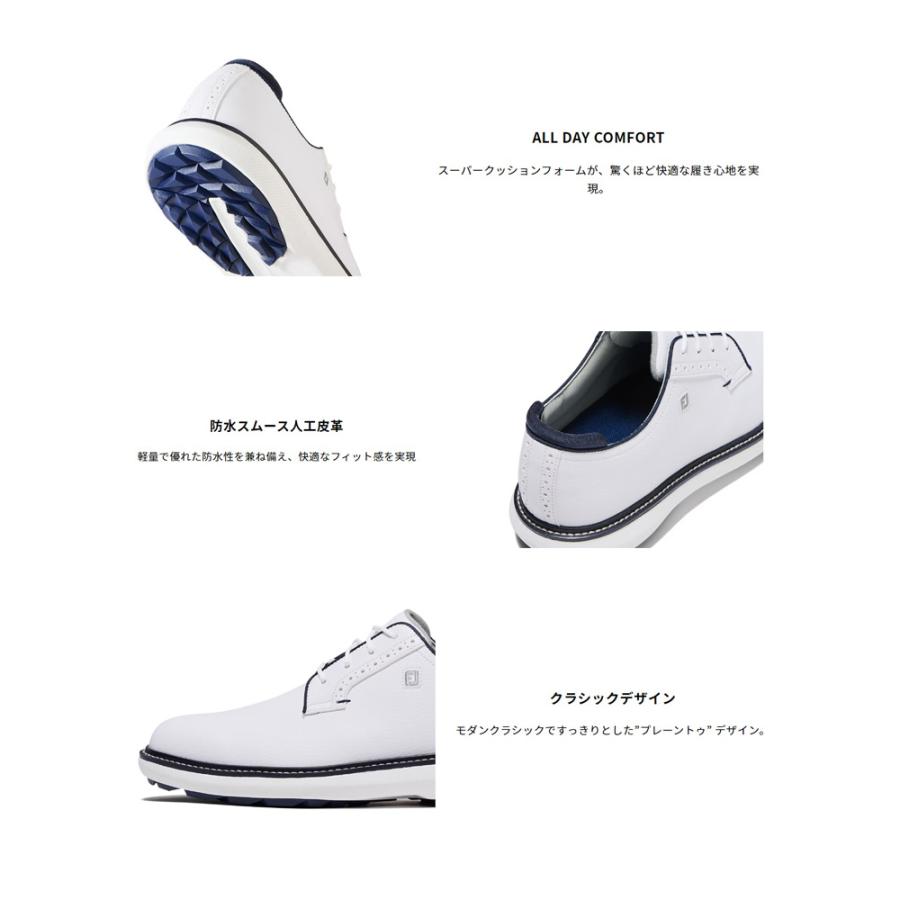 footjoy フットジョイ MEN’S FJ トラディションズ スパイクレス メンズ ゴルフシューズ 2024年モデル｜fujigolf-kyoto｜03