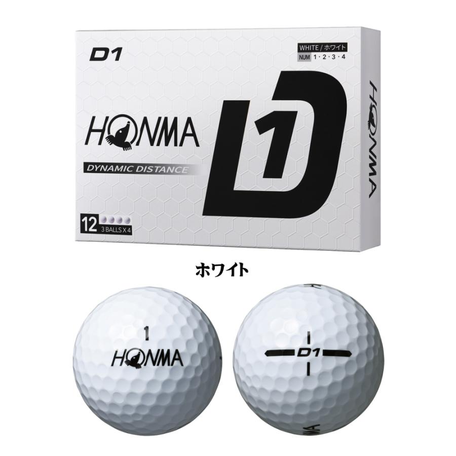 HONMA GOLF ゴルフボール 1ダース 本間ゴルフ D1 2024 model HONMA GOLF ゴルフボール 1ダース 本間ゴルフ D1 2024 model