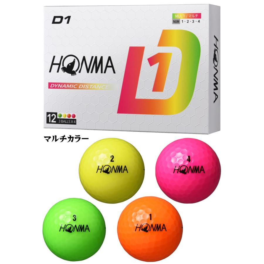 HONMA GOLF ゴルフボール 1ダース 本間ゴルフ D1 2024 model HONMA GOLF ゴルフボール 1ダース 本間ゴルフ D1 2024 model