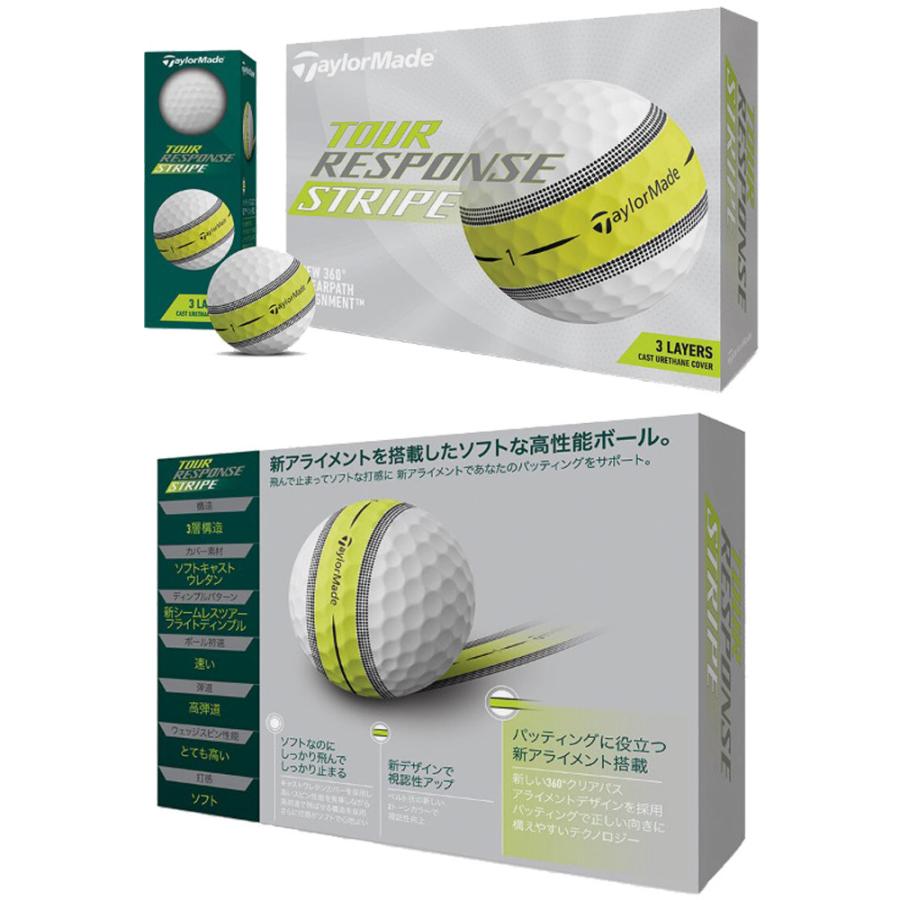 TaylorMade テーラーメイド TOUR RESPONSE STRIPE ツアーレスポンス 