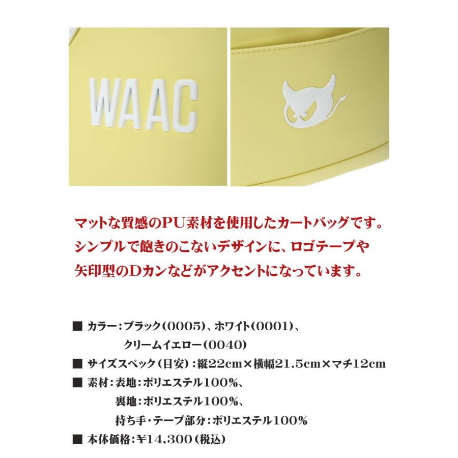 WAAC JAPAN ワック ジャパン UNISEX Matt Leather カートバッグ
