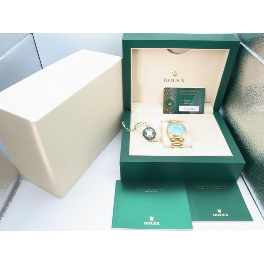 デイデイト Rolex (ロレックス) 36 Day-Date 128238 ターコイズ : 富士
