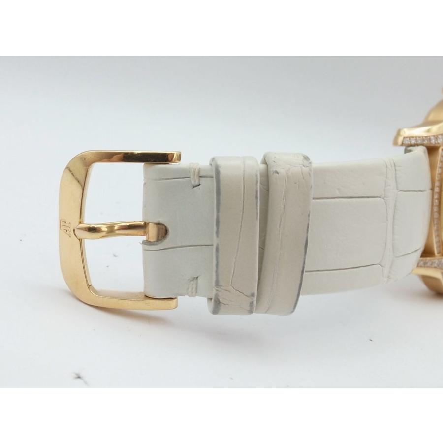 オーデマピゲ レディース ミレネリー 77247OR.ZZ.A812CR.01 K18PG ダイヤベゼル スケルトン ホワイトシェル 手巻き 腕時計 中古 送料無料 ミレネリー オーデマ ピゲ ミレネリー レディース K18PG 手巻き