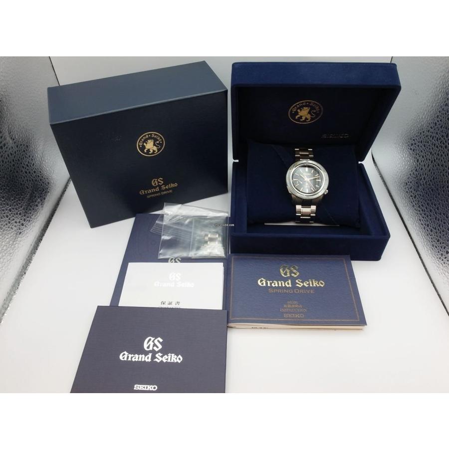 グランドセイコー SBGE015 化粧箱あり Grand Seiko グランドセイコー スプリングドライブ GMT チタニウム