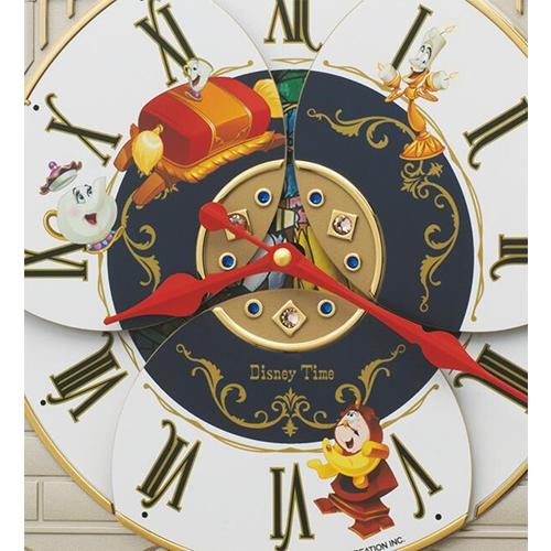 Disney SEIKO セイコー 掛け時計 からくり時計「Disney 美女と