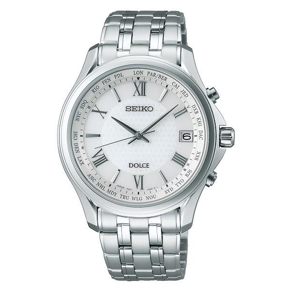 Dolce SEIKO セイコー腕時計 ソーラー電波時計 ドルチェメンズSADZ201