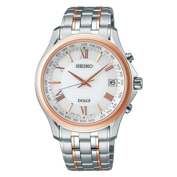 Dolce SEIKO セイコー腕時計 ソーラー電波時計 ドルチェメンズSADZ202