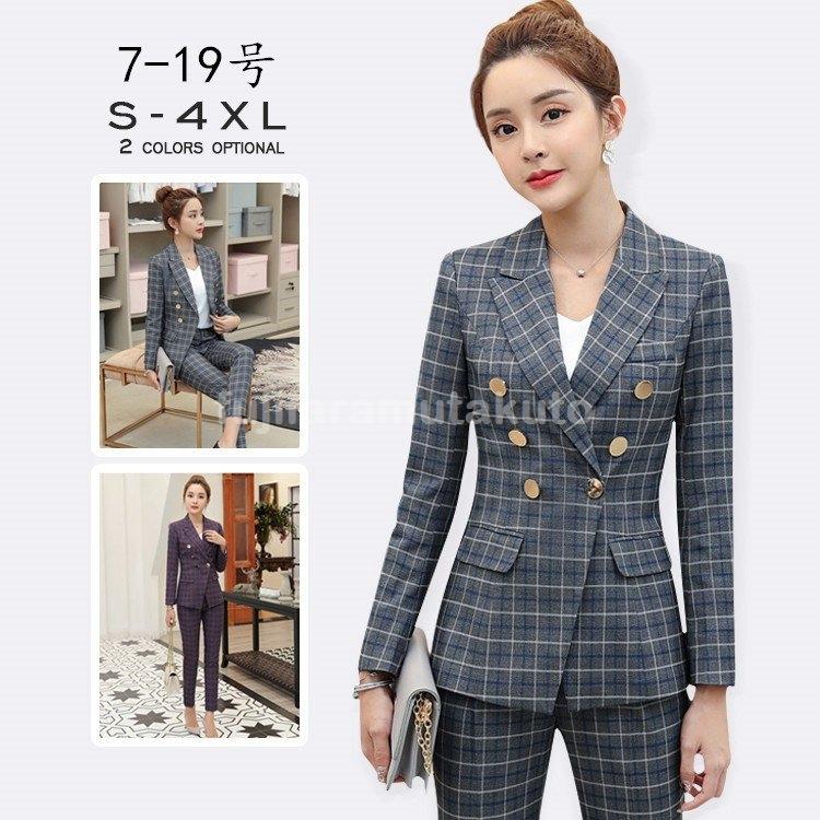 直売安い スーツ レディース パンツスーツ 2点セット ビジネススーツ 通勤 オフィス 仕事 会社 Ol 入学式 卒業式 リクルート テーラードジャケット 7号 19号 半額 Www Superavila Com