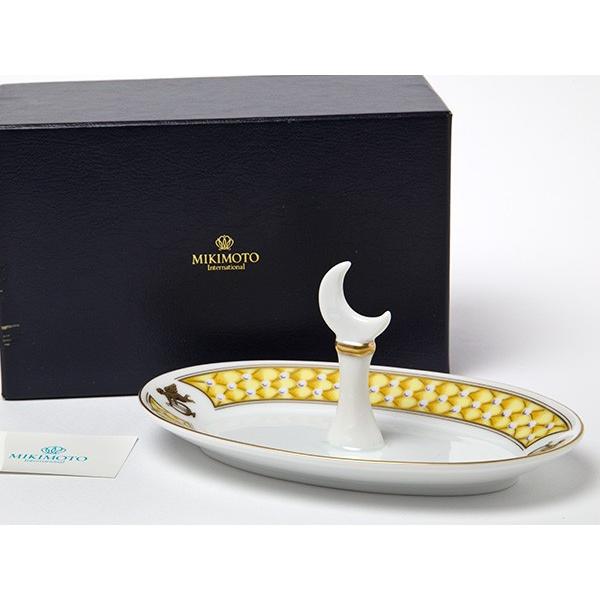 【貨物輸送無料】MIKIMOTO ミキモト世界的 エンジェルと月 天使＆お月さま 本塁お盆 /茶の葉のふじい・藤井茶舗 整理用品、小物入れ-インテリア雑貨-アクセサリーケース