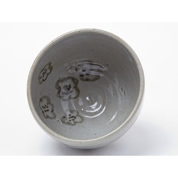 送料無料】荒川武夫 作 虎渓山 水月窯 粉吹風茶碗/お茶のふじい・藤井